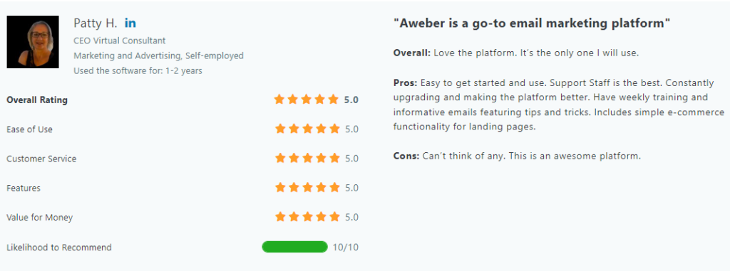 AWeber Customer Review-3
