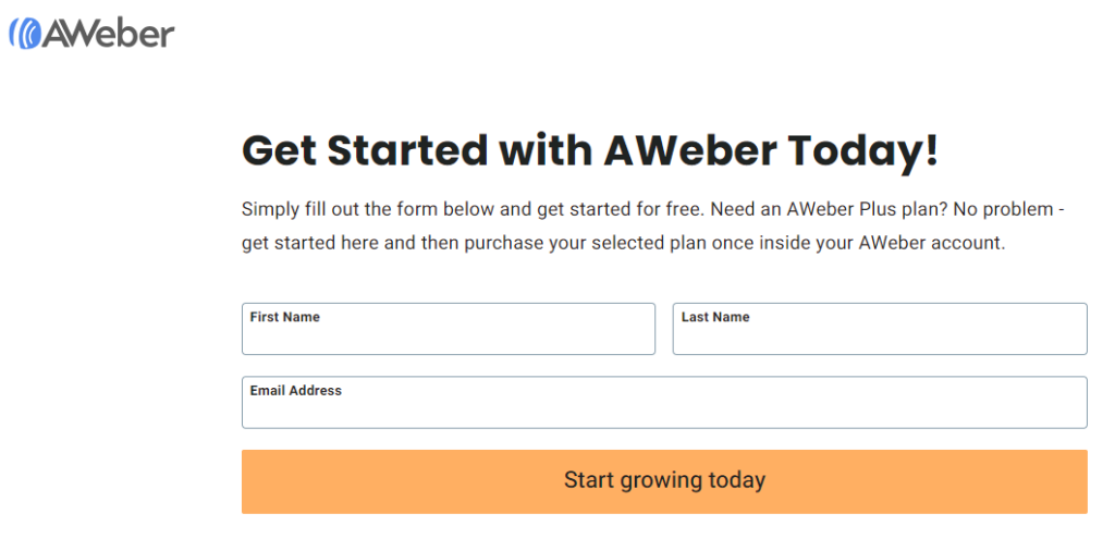 AWeber free trial